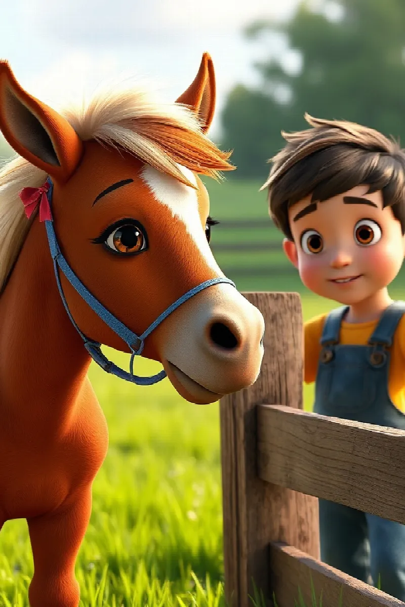 Picture 2 from the tale The Boy and the Pony