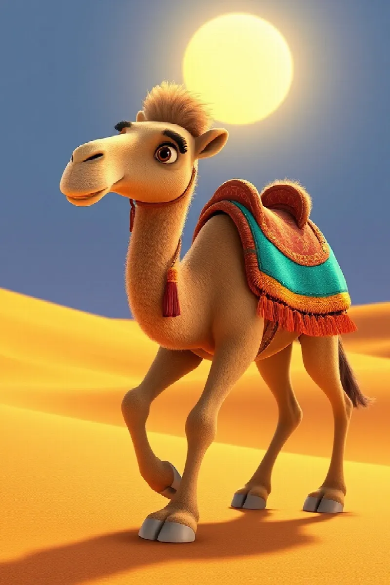 Picture 1 from the tale The Camel and the Fennec