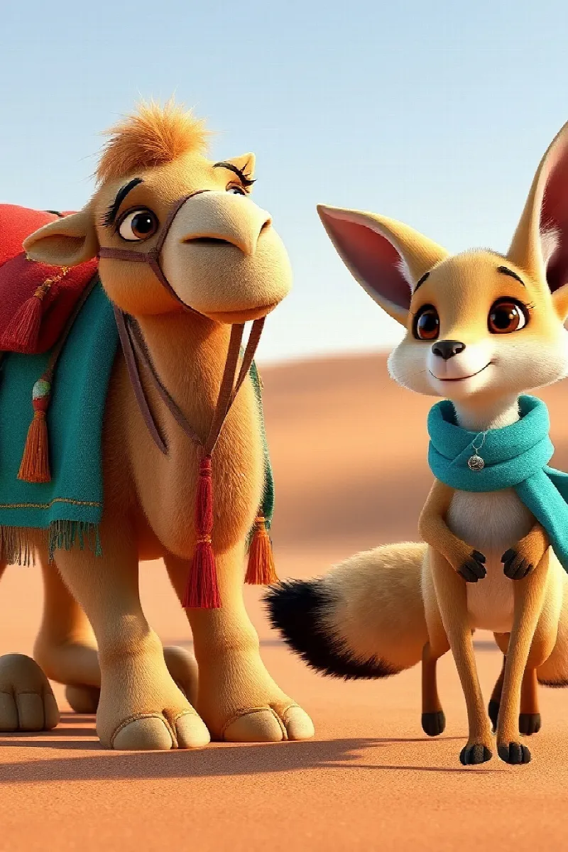 Picture 4 from the tale The Camel and the Fennec