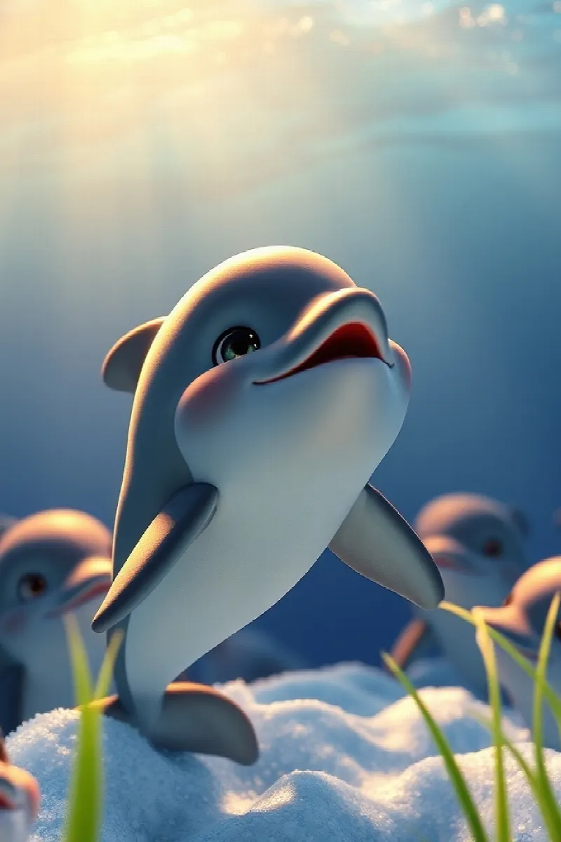Picture 1 from the tale The Dolphin's Lost Song
