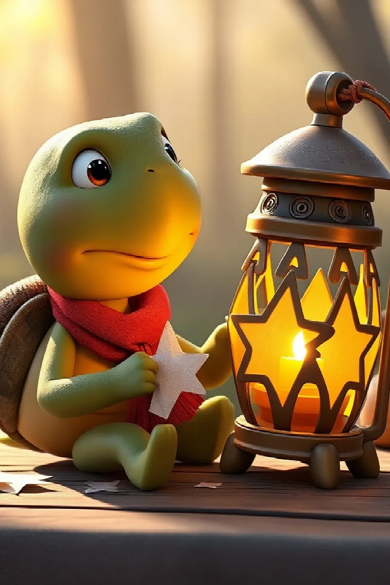 Picture 4 from the tale The Turtle's Paper Lantern