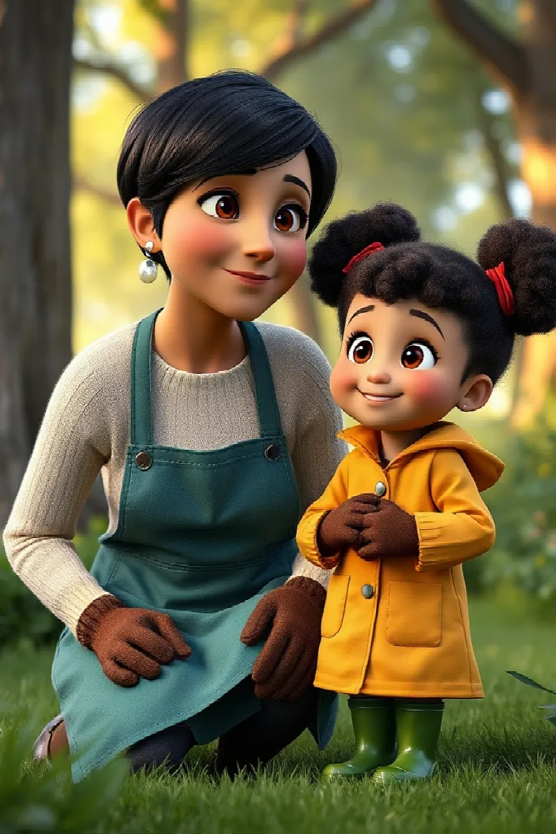 Picture 4 from the tale The Girl and the Squirrel