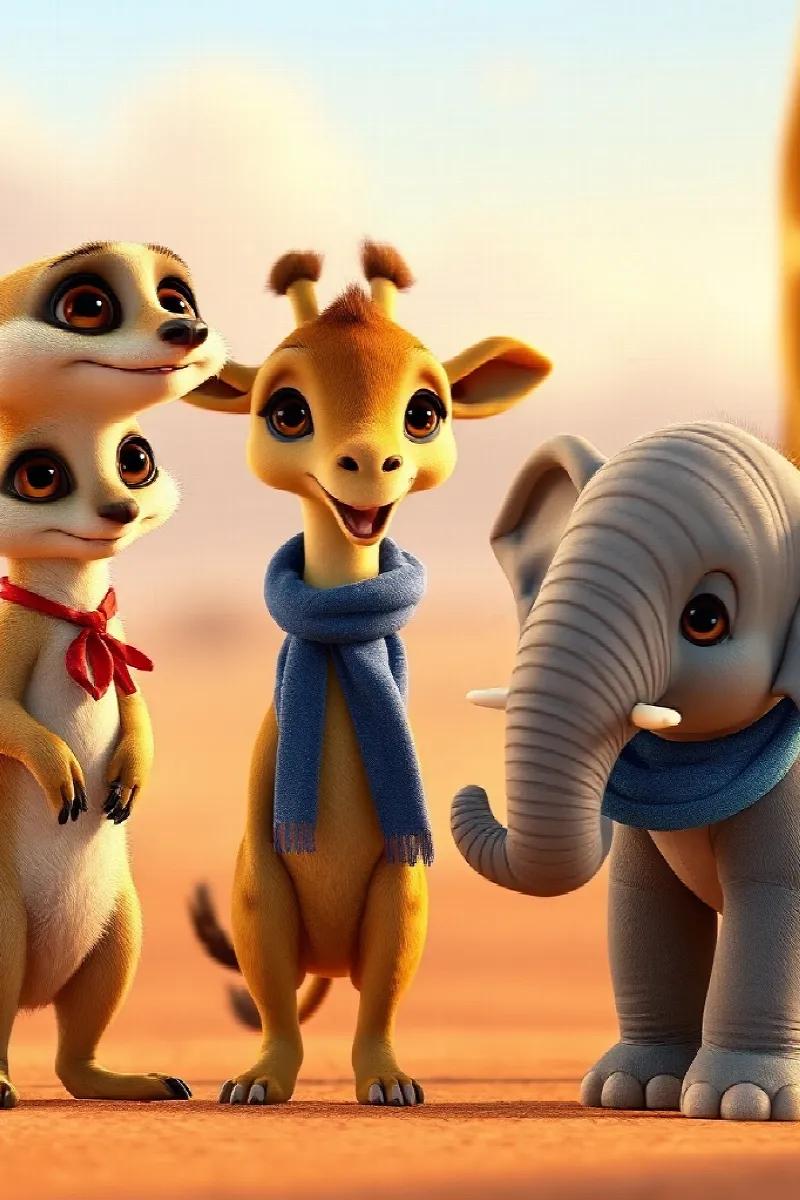 Picture 4 from the tale The Little Savanna Club