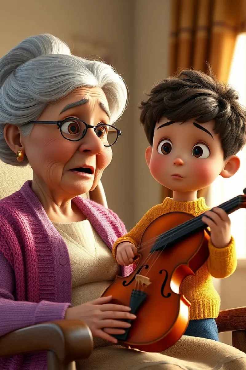 Picture 3 from the tale The Amber Violin