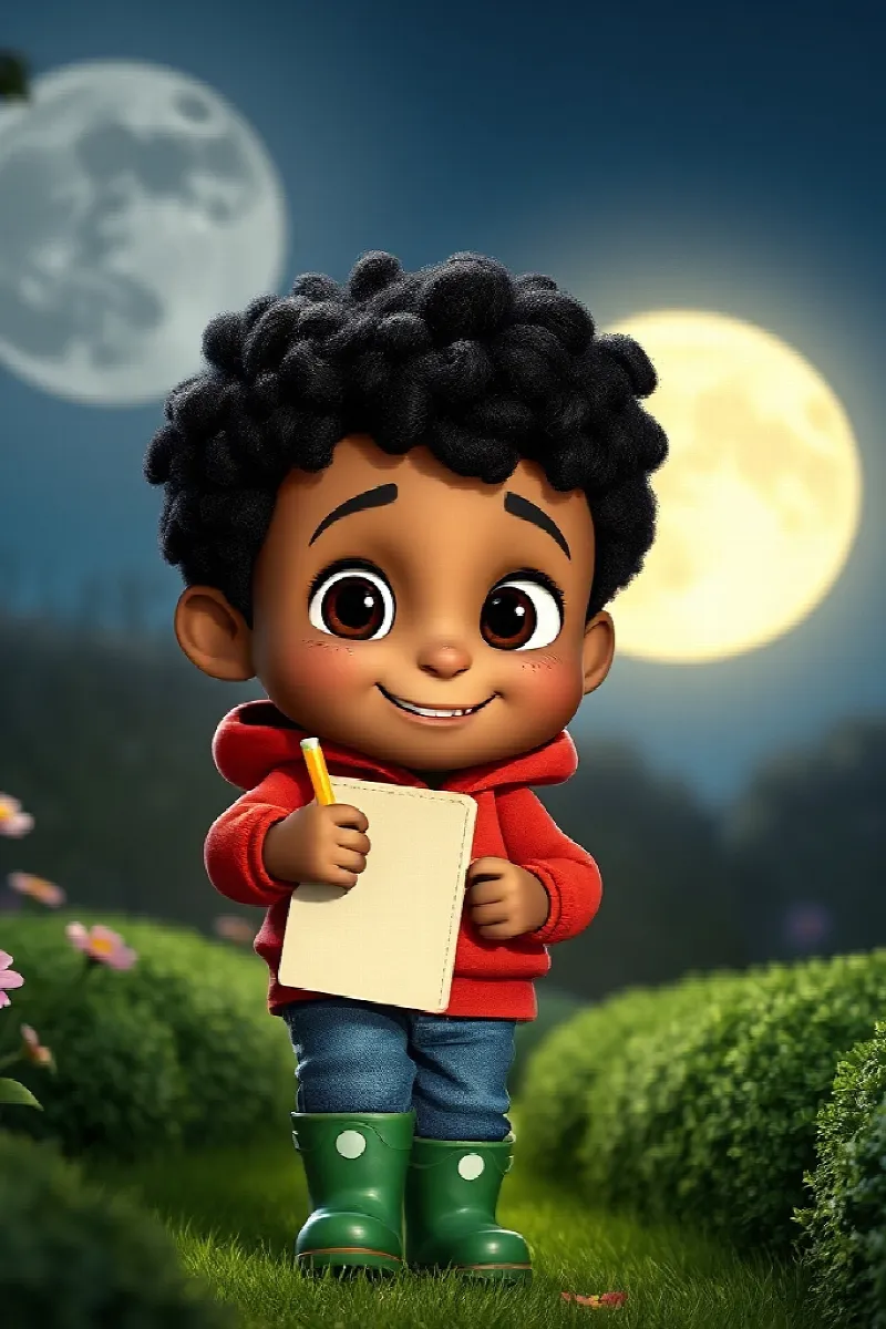 Picture 1 from the tale The Boy and the Owl