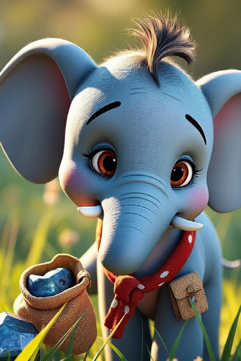 Picture 2 from the tale The Little Elephant's Mouse