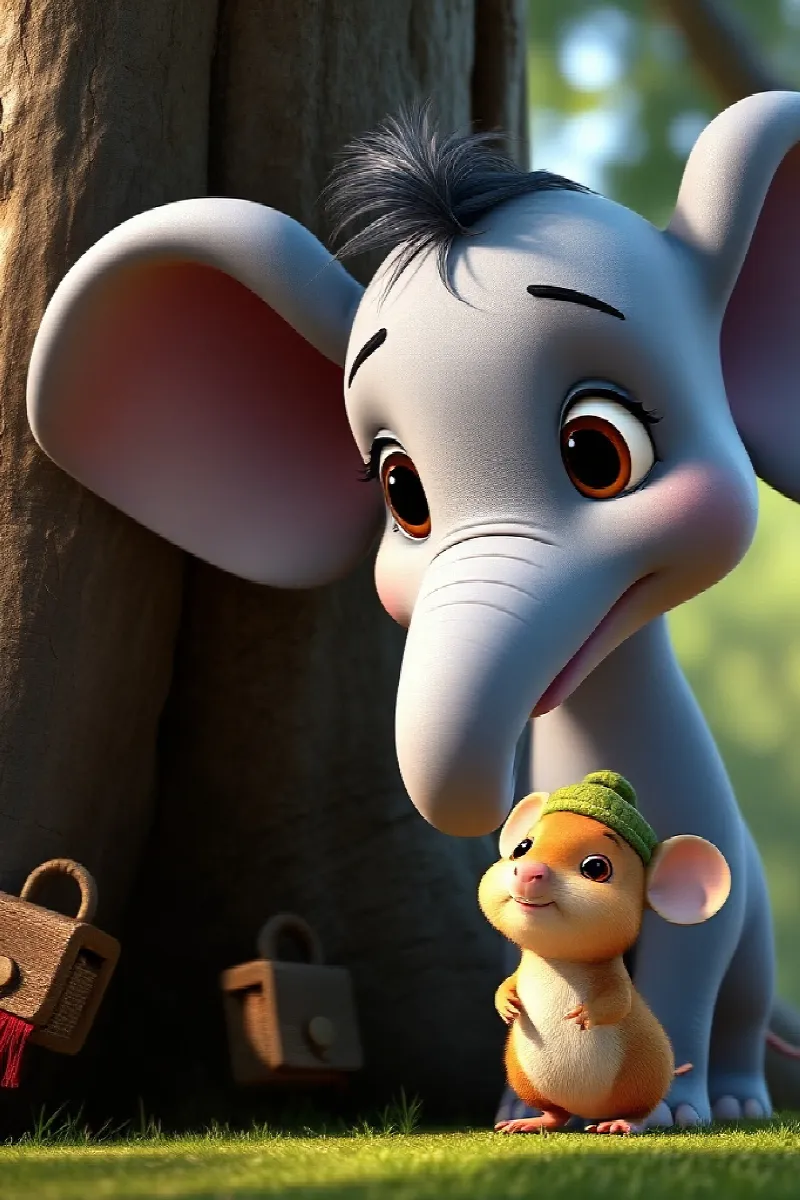 Picture 3 from the tale The Little Elephant's Mouse