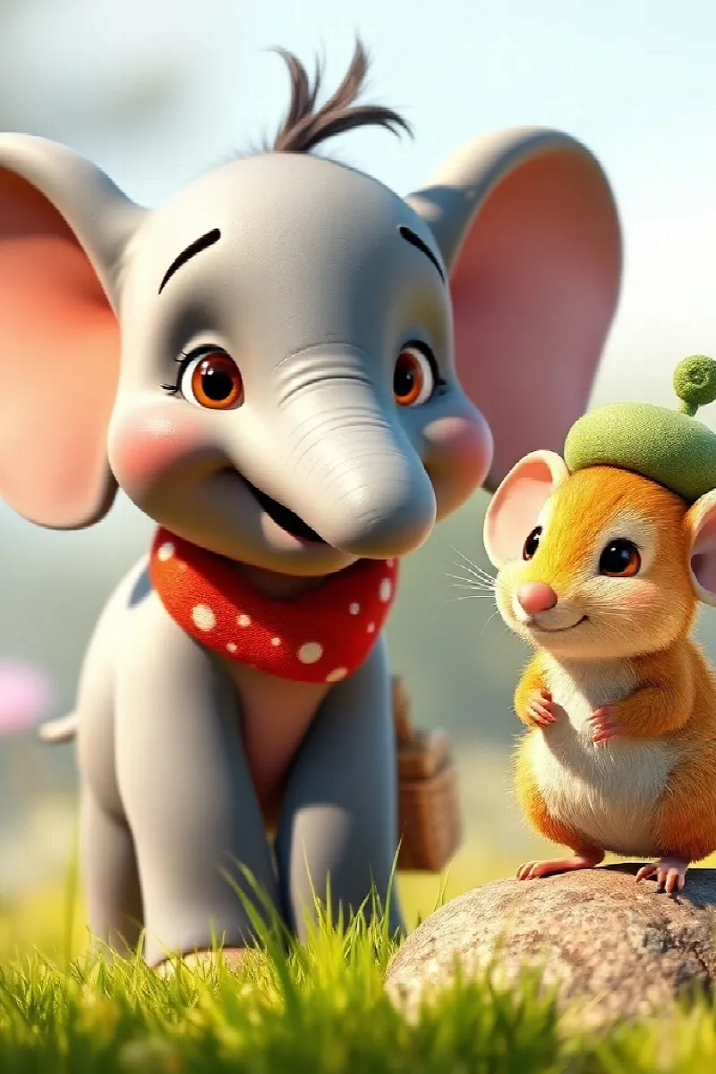 Picture 4 from the tale The Little Elephant's Mouse