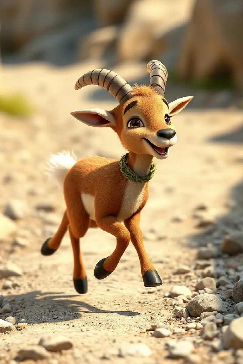 Picture 2 from the tale The Little Ibex