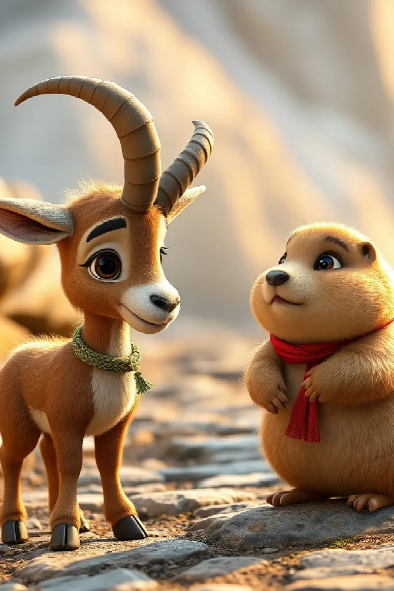 Picture 4 from the tale The Little Ibex