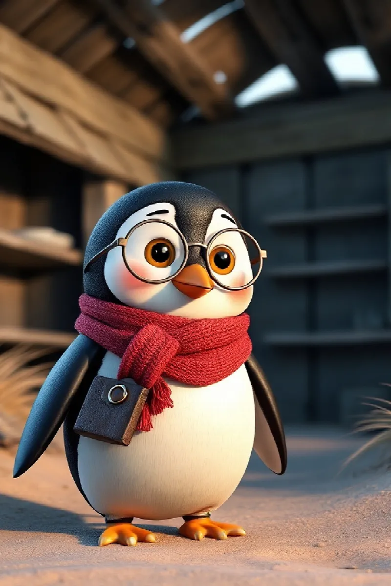 Picture 1 from the tale The Penguin's Tiny Library