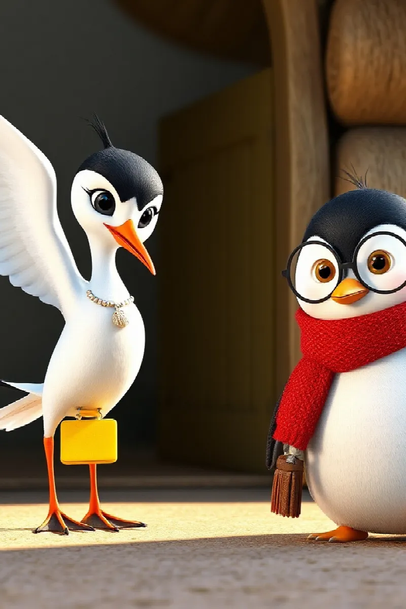 Picture 4 from the tale The Penguin's Tiny Library