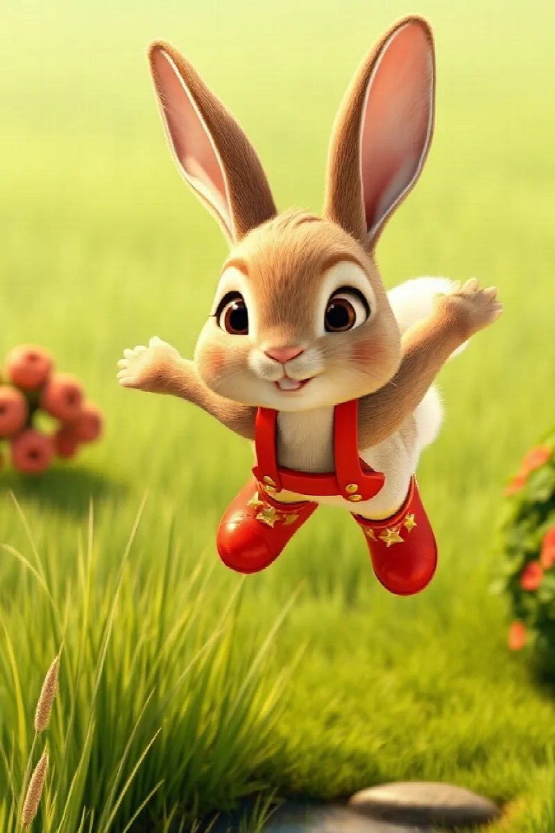 Picture 3 from the tale The Rabbit's Magic Boots