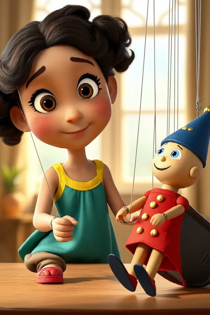 Picture 3 from the tale The Silver Puppet Strings