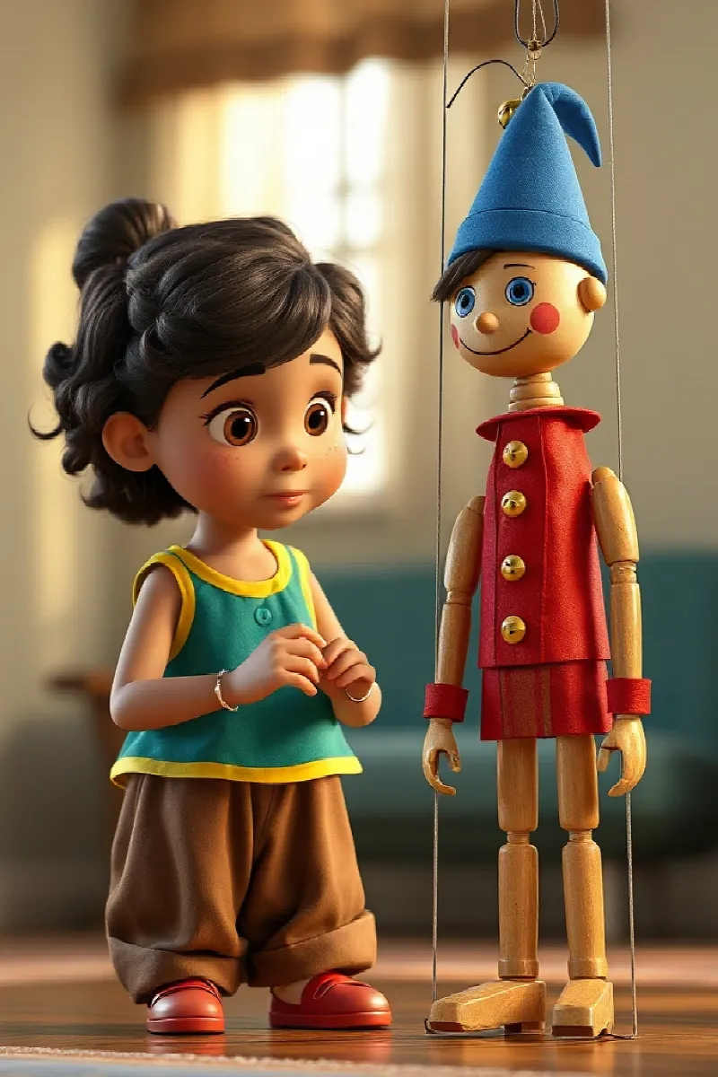 Picture 4 from the tale The Silver Puppet Strings