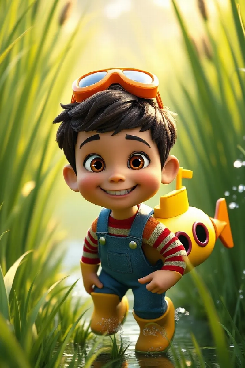 Picture 3 from the tale The Tiny Submarine