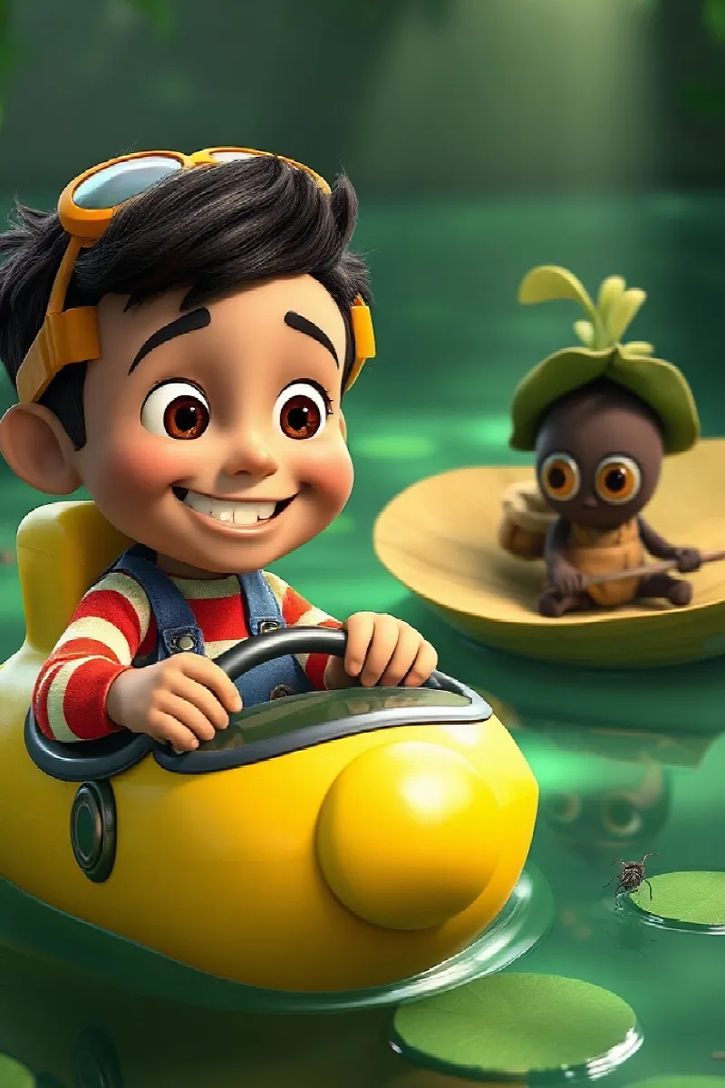 Picture 4 from the tale The Tiny Submarine