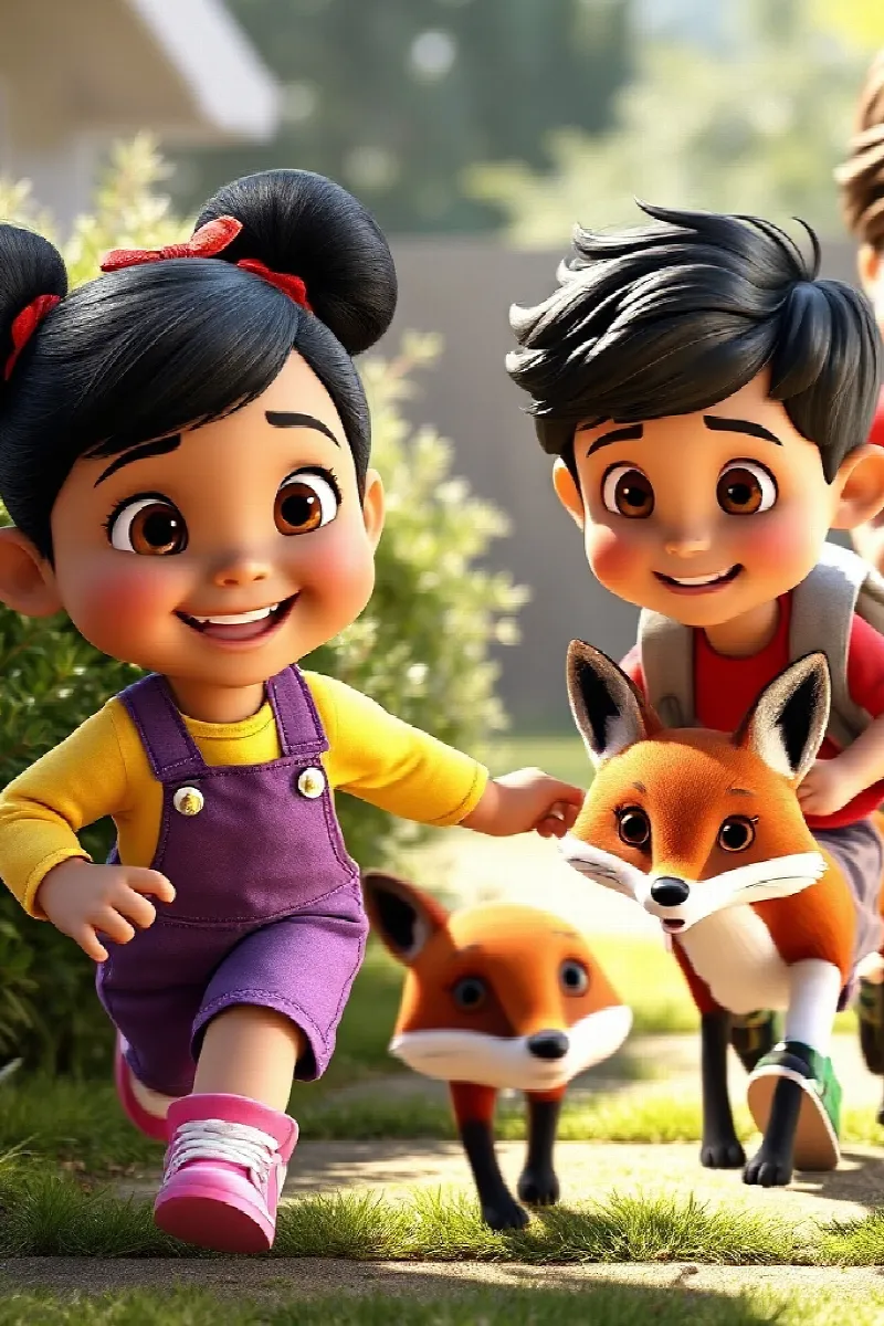 Picture 4 from the tale The Boy and the Backyard Fox
