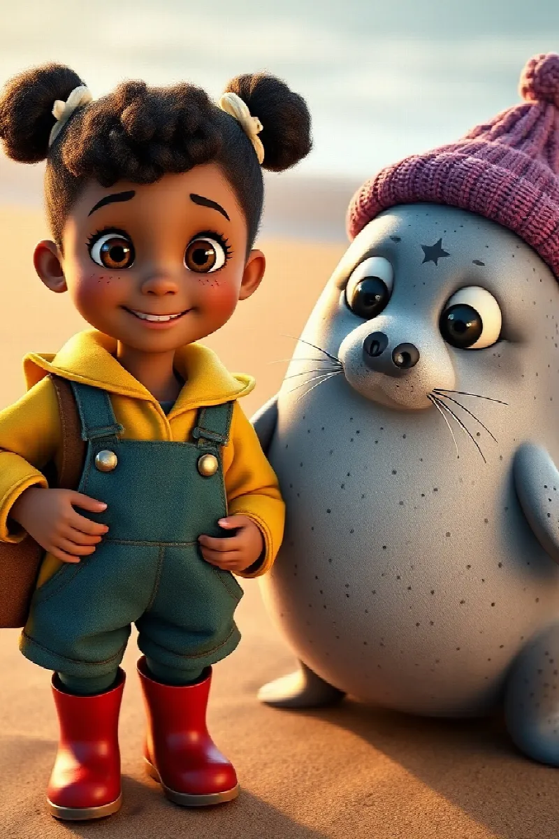 Picture 4 from the tale The Girl and the Sleepy Seal