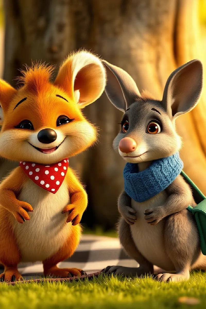 Picture 4 from the tale The Little Quokka's Picnic