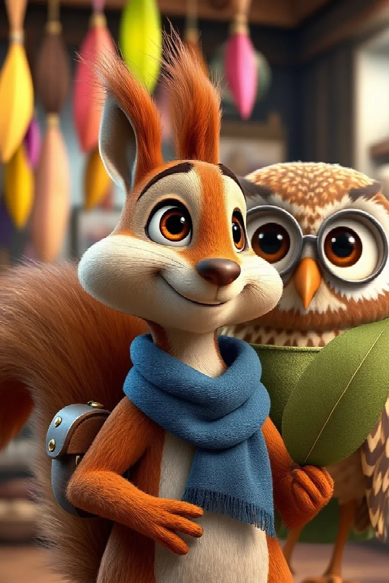 Picture 4 from the tale The Owl's Feather Shop