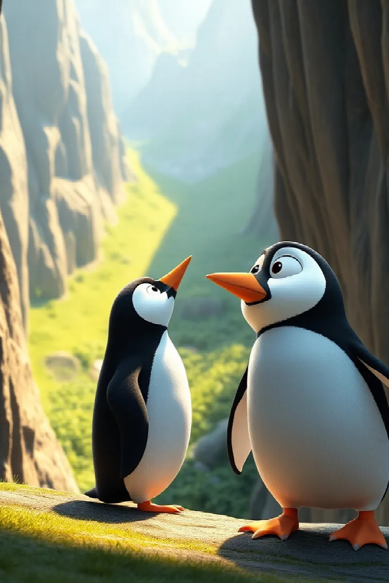 Picture 3 from the tale The Penguin's Secret Garden