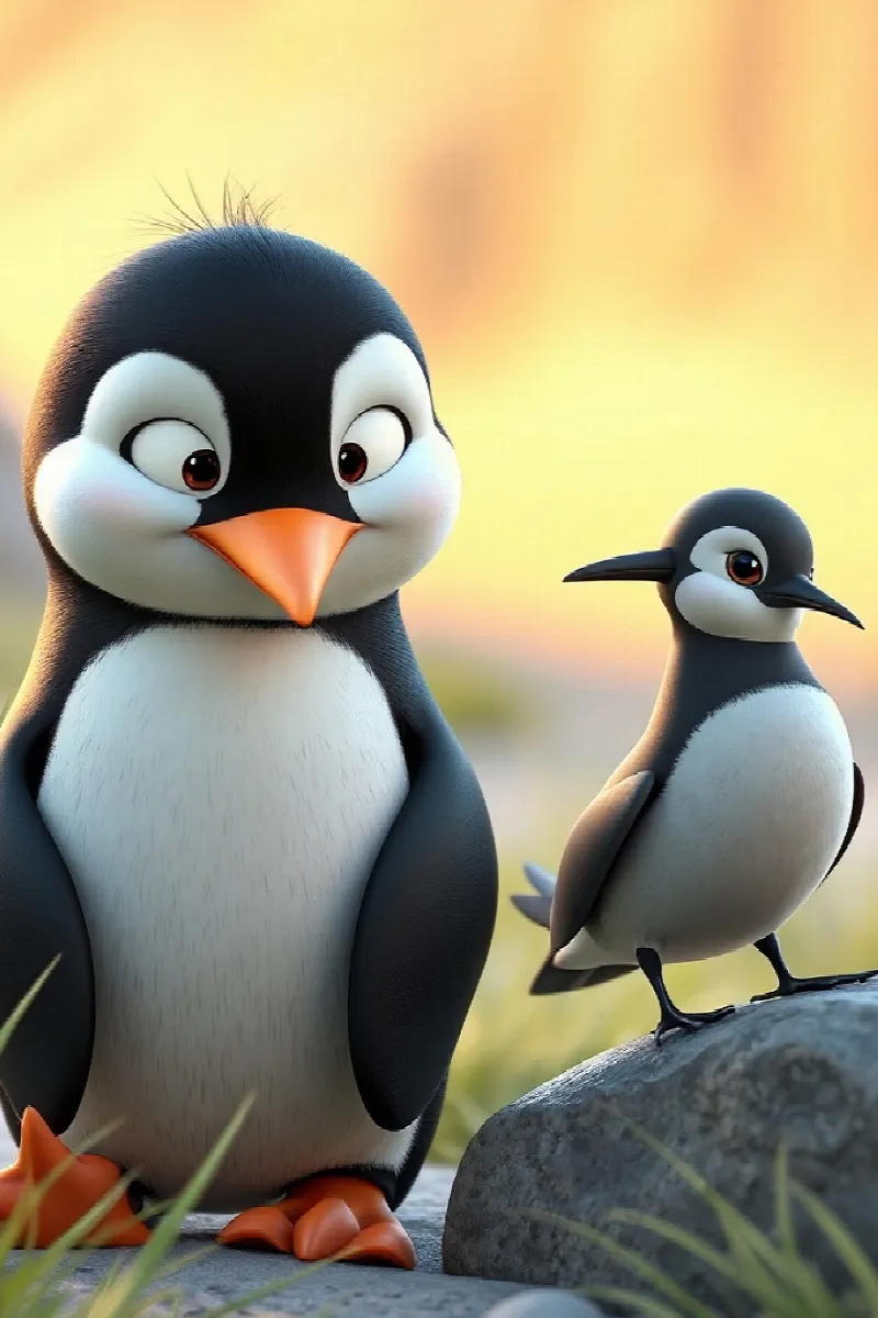 Picture 4 from the tale The Penguin's Secret Garden
