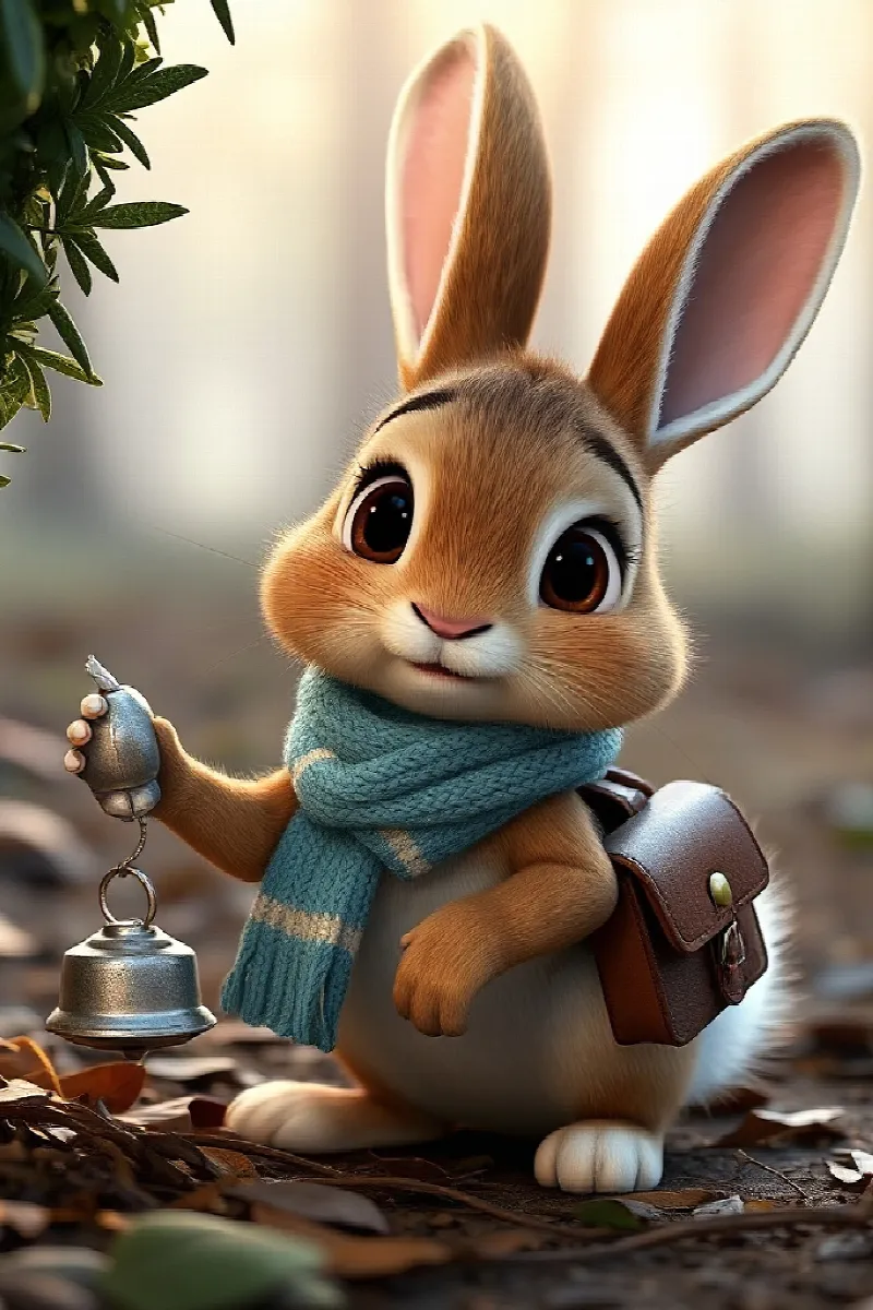Picture 3 from the tale The Rabbit's Silver Bell