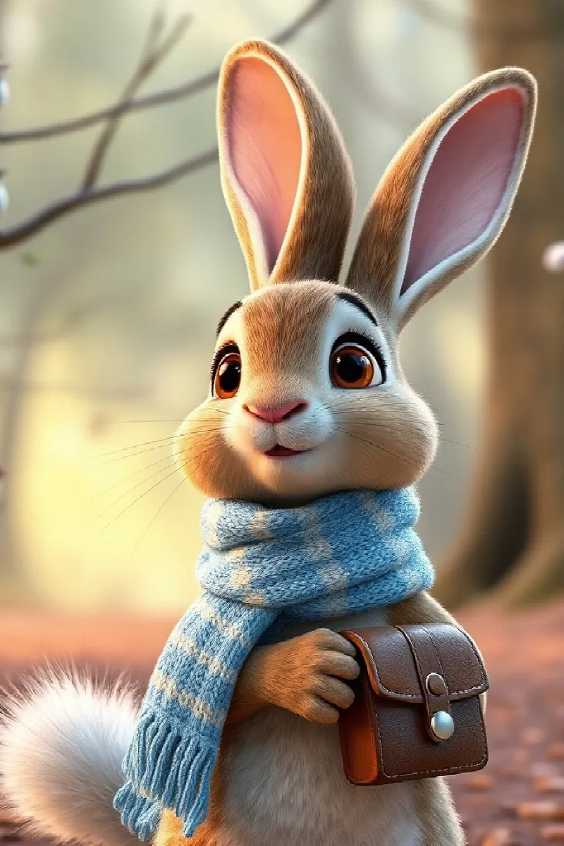 Picture 4 from the tale The Rabbit's Silver Bell