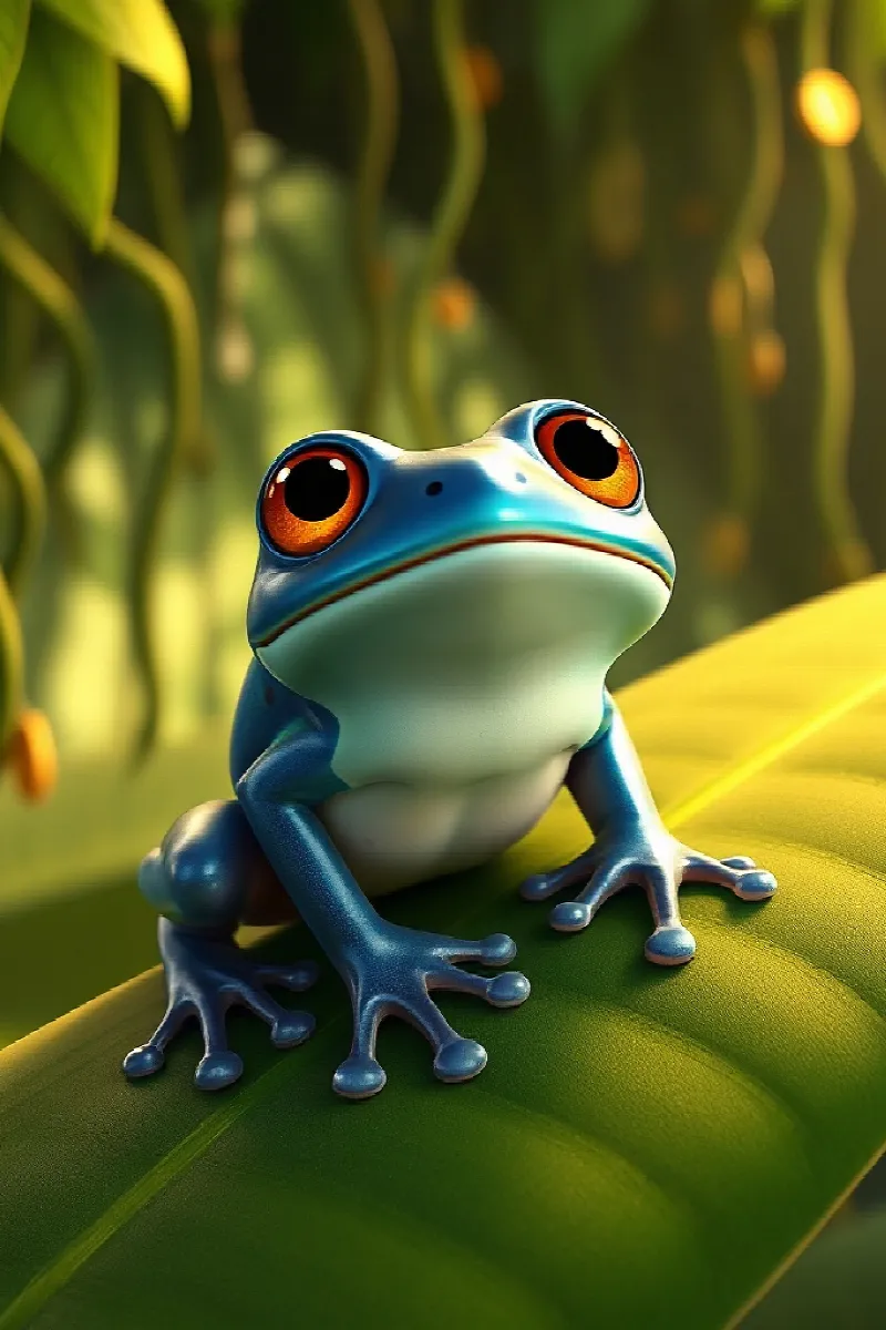 Picture 1 from the tale The Sapphire Frog