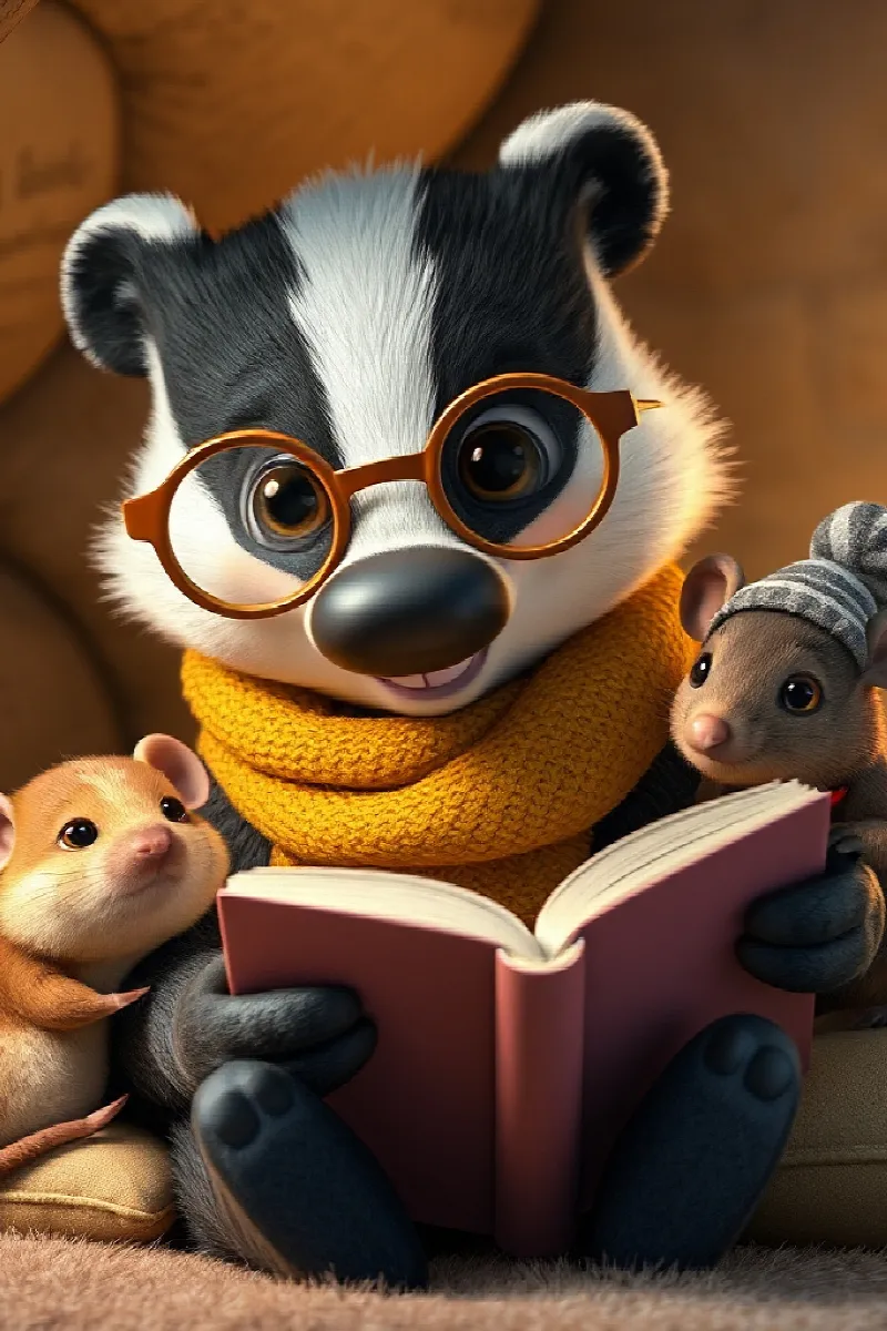 Porsuğun Kitap Kulübü masalından 3. resim