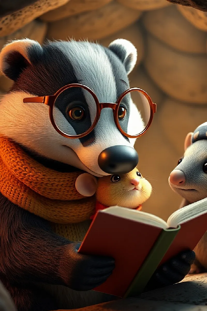 Porsuğun Kitap Kulübü masalından 4. resim