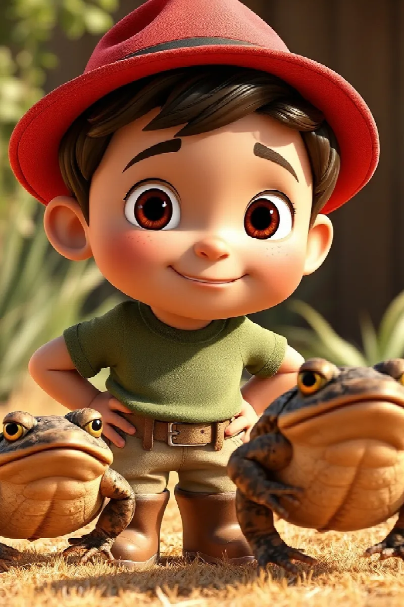 Picture 4 from the tale The Boy and the Toad