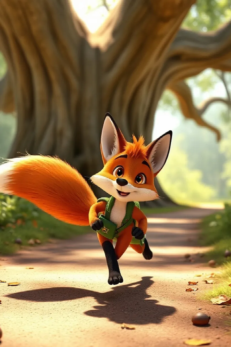 Picture 3 from the tale The Fox's Birthday Map
