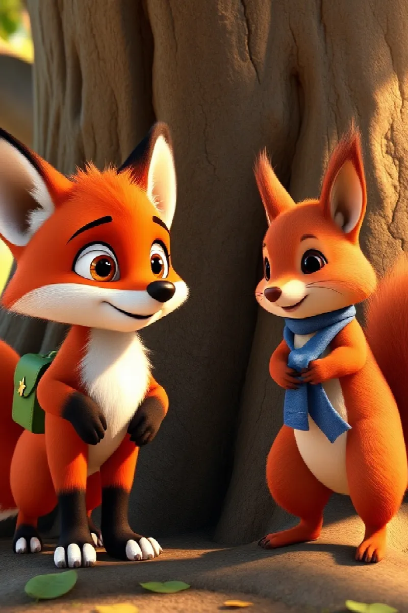 Picture 4 from the tale The Fox's Birthday Map