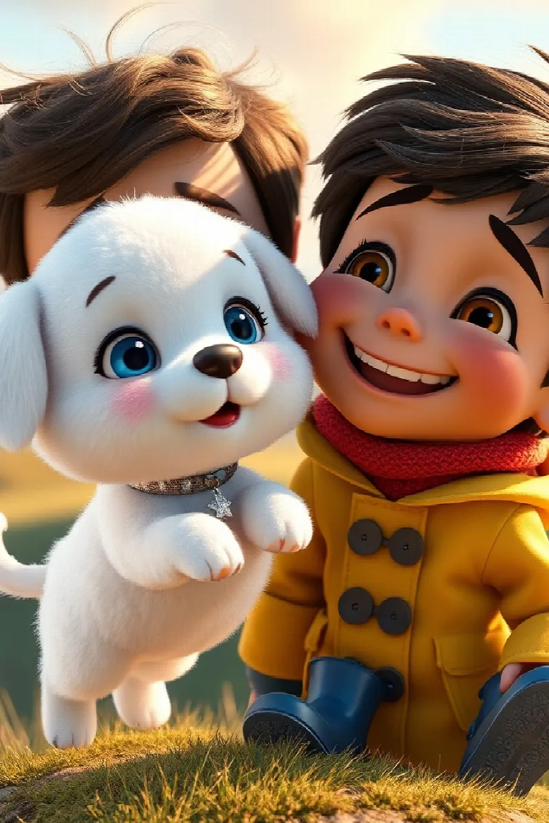Picture 3 from the tale The Little Cloud Puppy