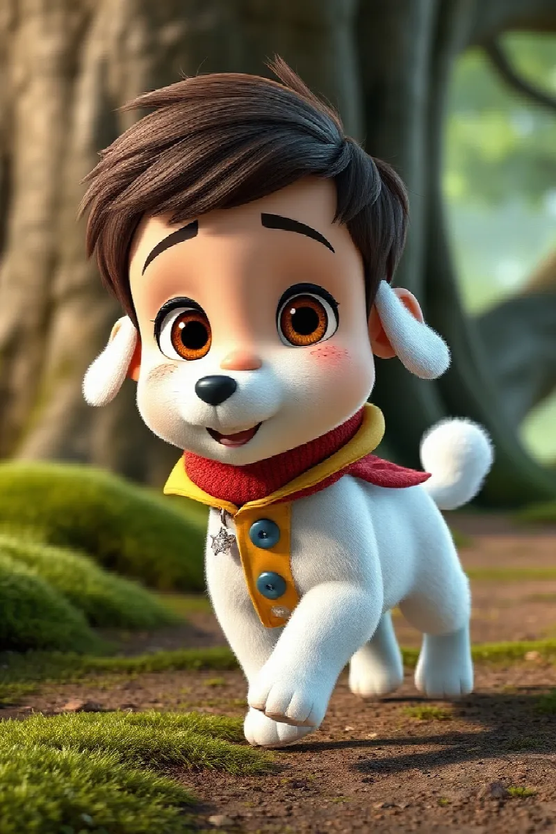 Picture 4 from the tale The Little Cloud Puppy