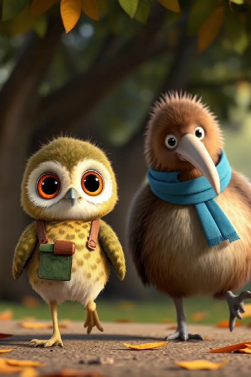 Picture 4 from the tale The Little Kakapo