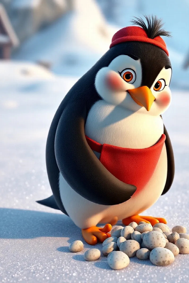 Picture 1 from the tale The Penguin's Pebble Shop