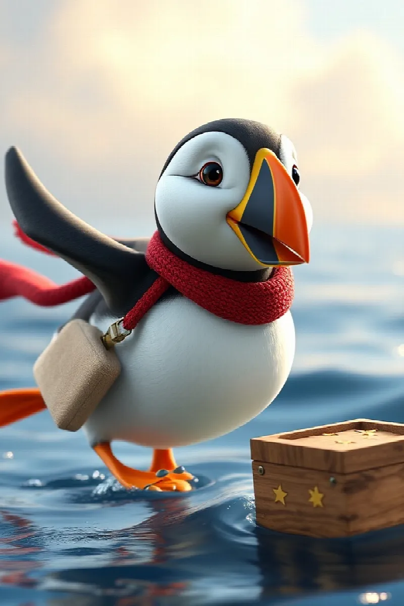 Picture 2 from the tale The Puffin's Pen Pal