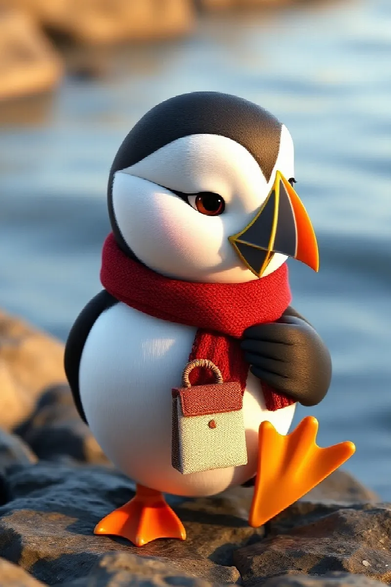 Picture 4 from the tale The Puffin's Pen Pal