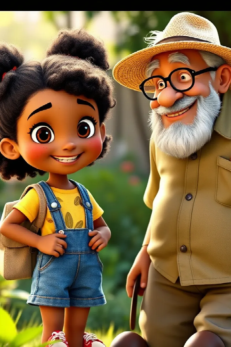 Kız ve Kertenkele masalından 3. resim