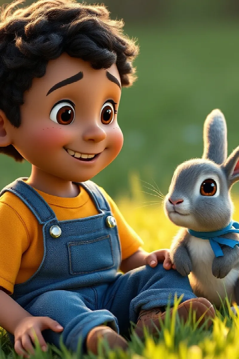 Picture 4 from the tale The Boy and the Animal Friends