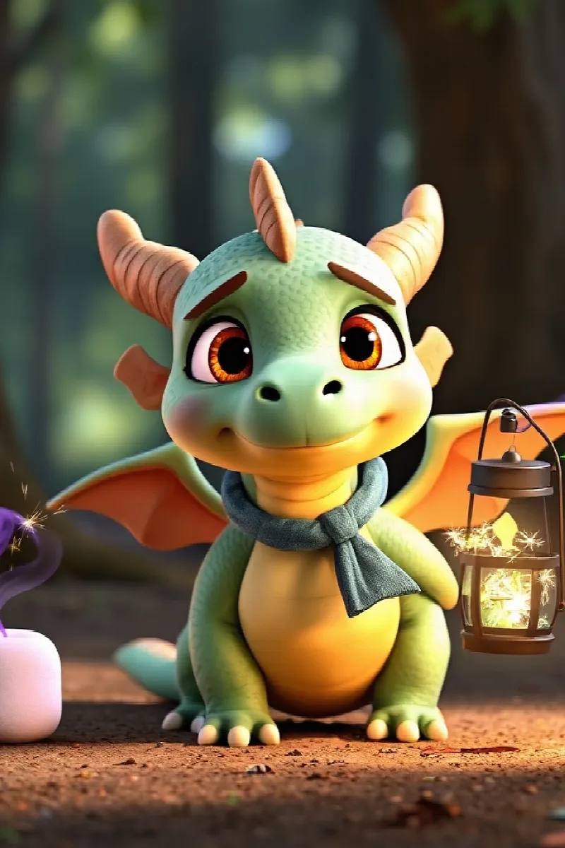 Picture 2 from the tale The Little Dragon's Owl