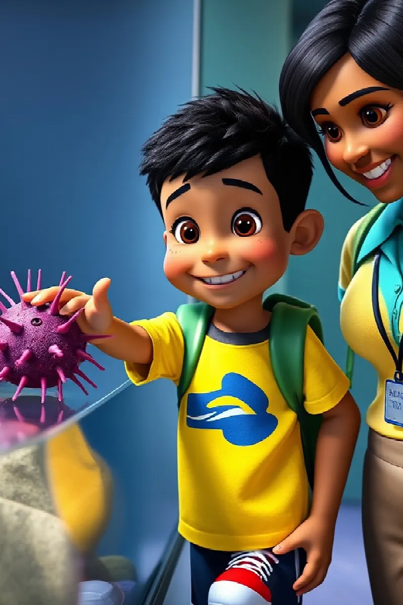 Picture 4 from the tale The Boy and the Sea Urchin