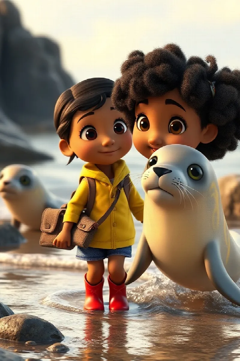 Picture 3 from the tale The Girl and the Golden Seal