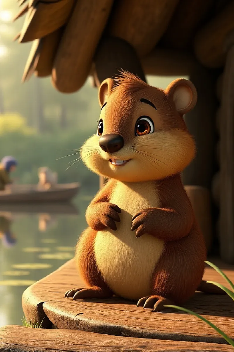 Picture 1 from the tale The Little Beaver's Apprentice