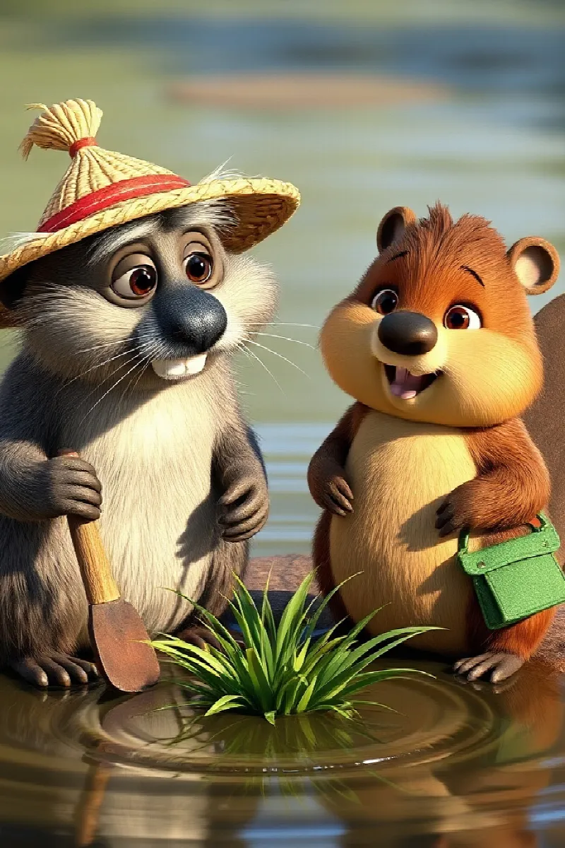 Picture 2 from the tale The Little Beaver's Apprentice