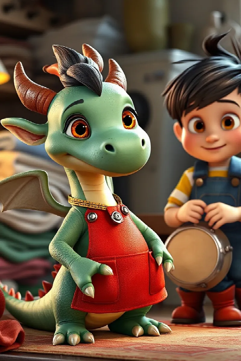 Picture 3 from the tale The Little Costume Dragon