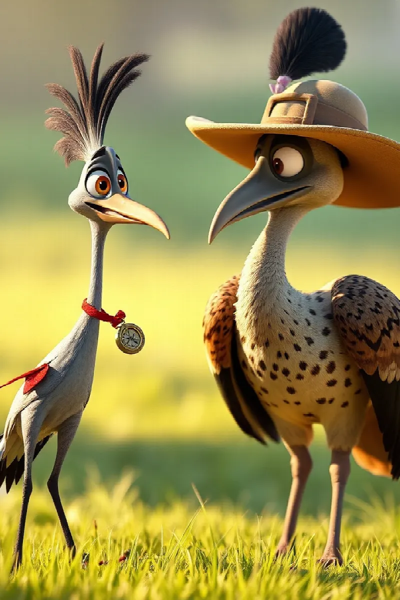 Picture 4 from the tale The Little Secretary Bird
